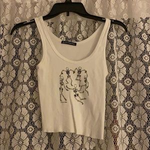 BRANDY MELVILLE SKULL TANK